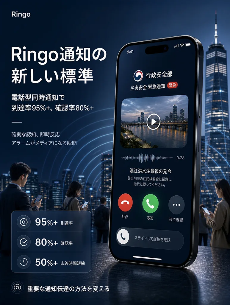 Ringo 緊急通知のパフォーマンスのポスター