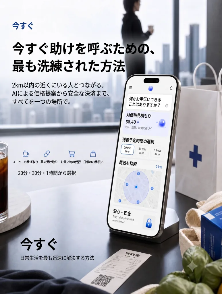 RightNow リアルタイムマッチングUIのビジュアル